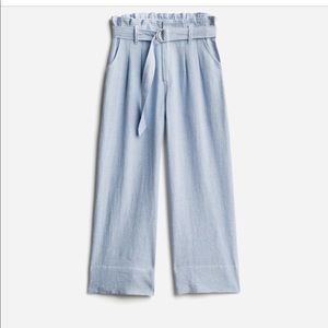 NWT Mason and Belle Kaylee Belted Cropped Wide Leg